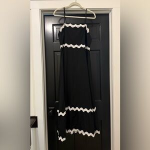 Black and White Maxi Dress